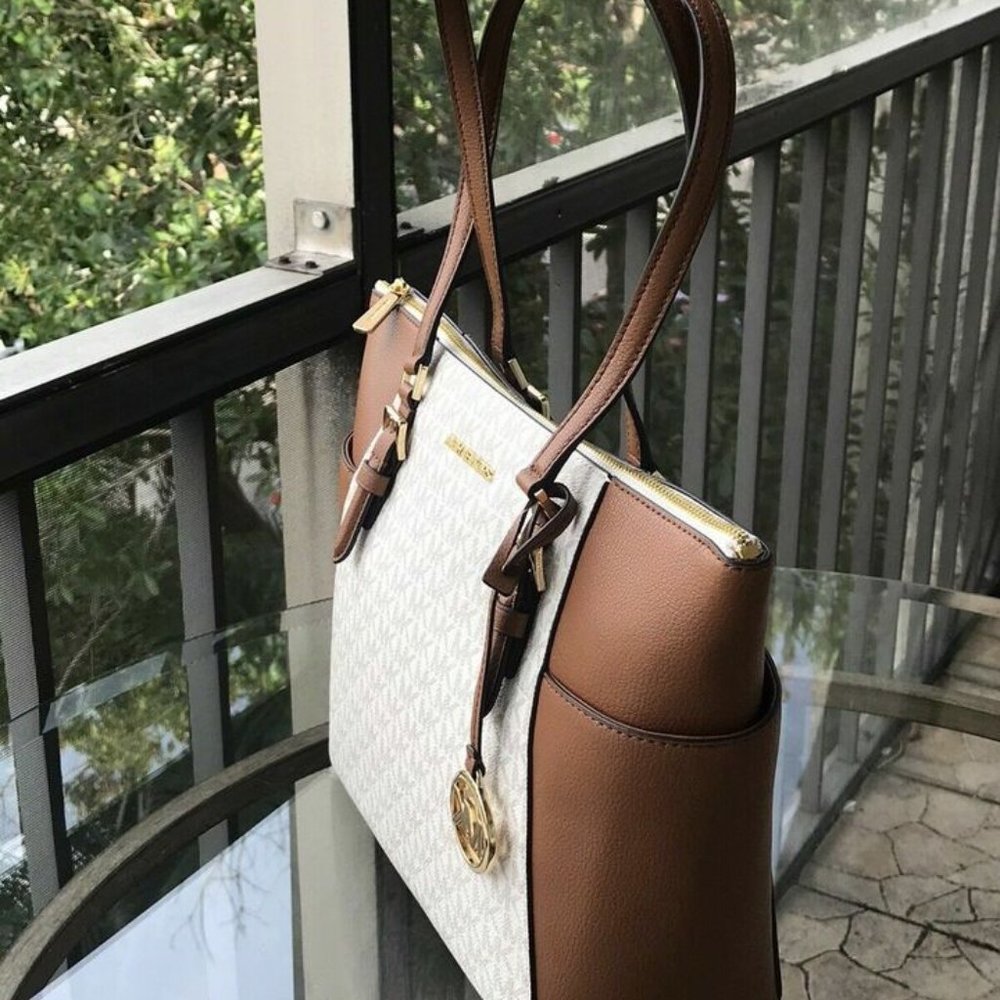 Michael Kors Vanilla Signature Tote: Timeless Elegance, Signature Style